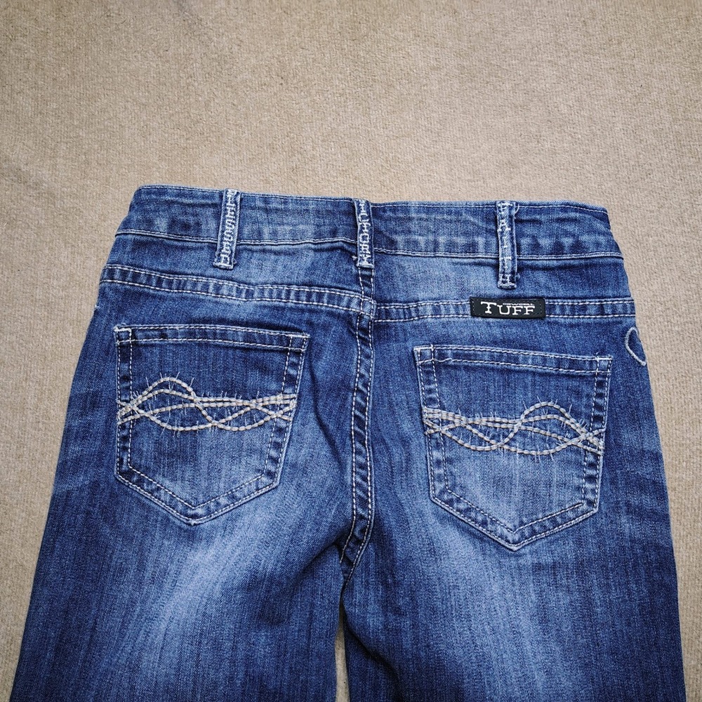 Cowgirl Tuff Co Inspire Jeans Womens 27x31 (28) Bootcut Embellished Denim Hemmed - Picture 8 of 10